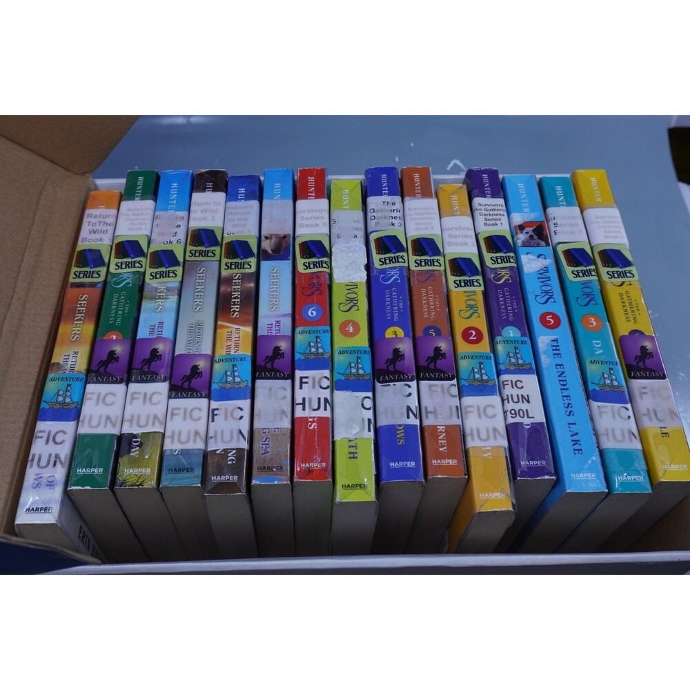 Erin Hunter Series Lot of 15 Books WARRIORS SURVIVORS SEEKERS